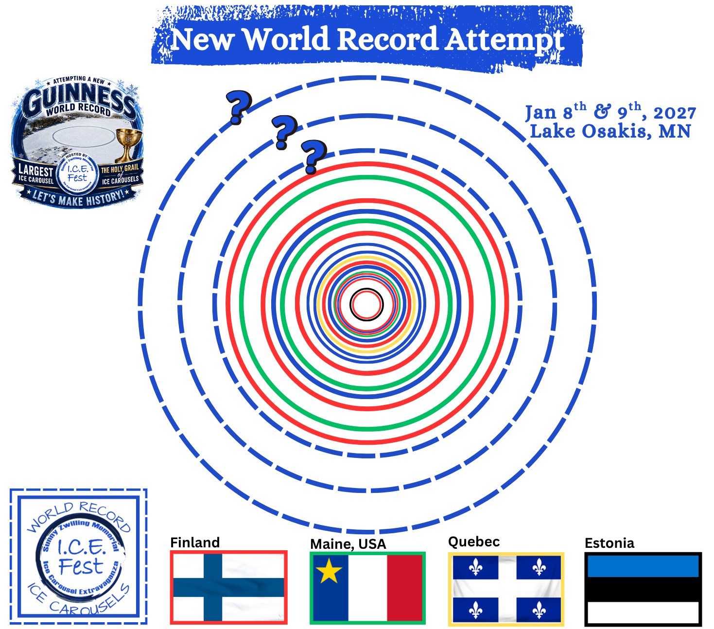 Guinness World Record Carousel Size Comparison